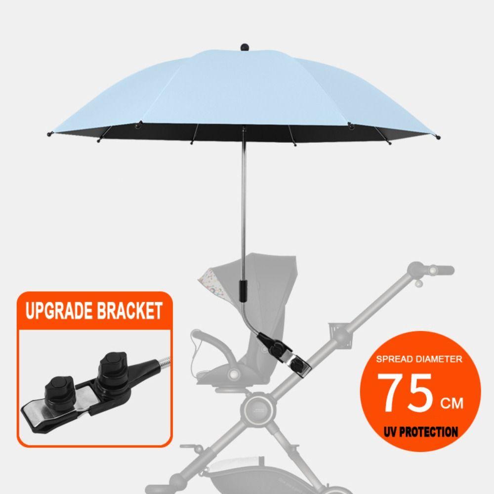 Universal Canopy Cover Baby Stroller Folding Umbrella Pram Umbrella Sun Shade Canopy Baby Parasol