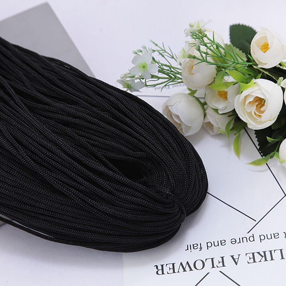 Textured 200M 3mm DIY Macrame Rope Hand-Woven Hat Bag Shoe Doll Nylon Cord Hollow Line Handicrafts Thread