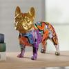 Статуэтка Французского Бульдога Скульптура Животного Современная Смоляная Декоративная Фигурка Арт Поделка Украшение для