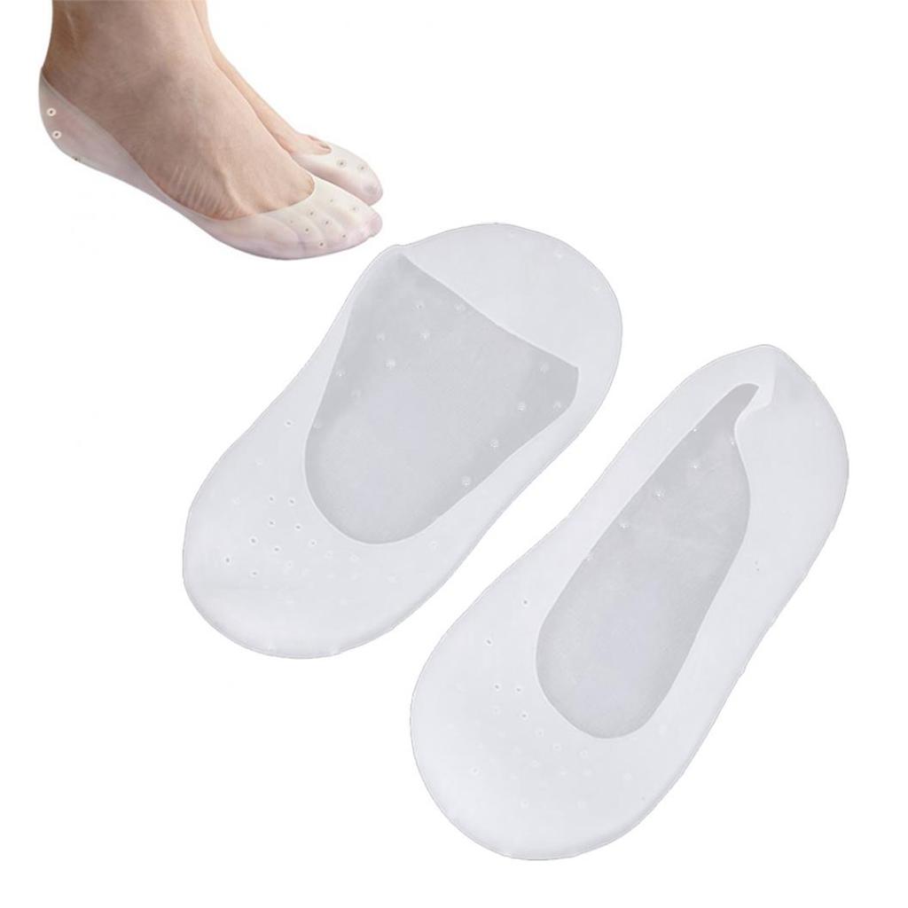 Силиконовый гель, противоскользящие носки, чехол для подошвы, защита для ухода за пятками и сухими трещинами, уход за ногами