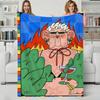 Artist M-MalenPazos Throw Flannel Blanket Perfect for Sofa Office Bed Travel Sleep Read Relax Camping four season use