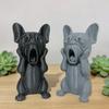 3D-печатная фигурка французского бульдога, Декоративная скульптура лающей собаки, Статуэтка щенка для приборной панели автомобиля, Настольный компьютер для домашнего офиса, Подарок для любителей собак