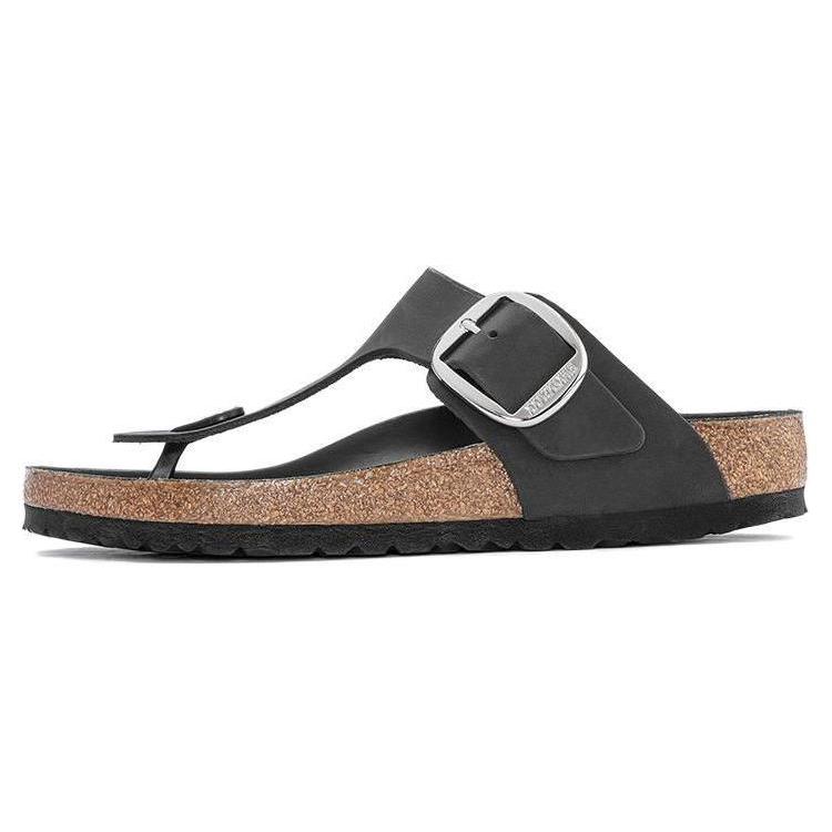 Birkenstock Женские шлепанцы-вьетнамки Gizeh с большой пряжкой 1023337