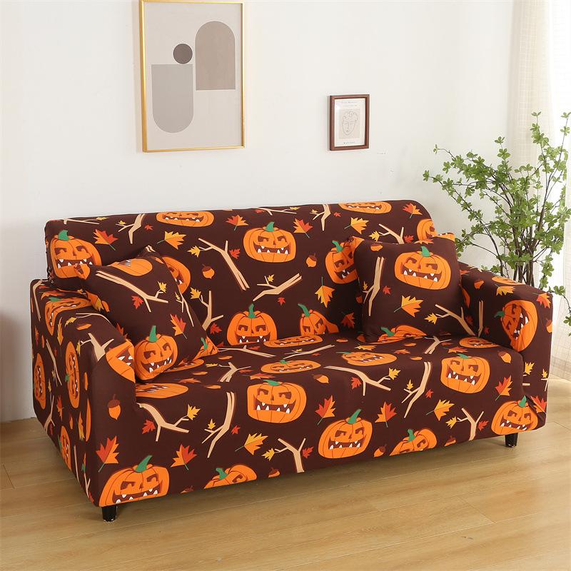 Рождественские эластичные чехлы для дивана для гостиной Funda Sofa Чехол для дивана Защитник для кресла Универсальные накидки на диван Рождественский домашний декор