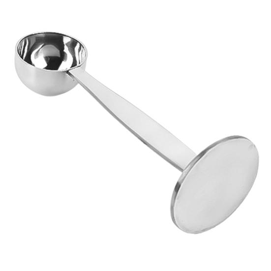 Лопатка для кофе с двумя головками, длинная ручка из нержавеющей стали, пищевой тампер для кофе, домашний