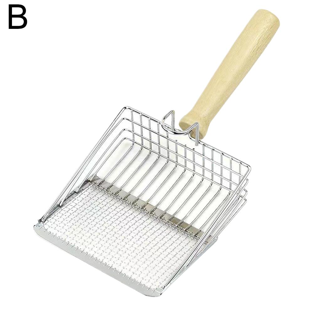 Metal Cat Litter Scoop Cat Sand Shovel Fine Pores Pet Toilet Tools Pets Supplies Poop Shovel Do O8V2