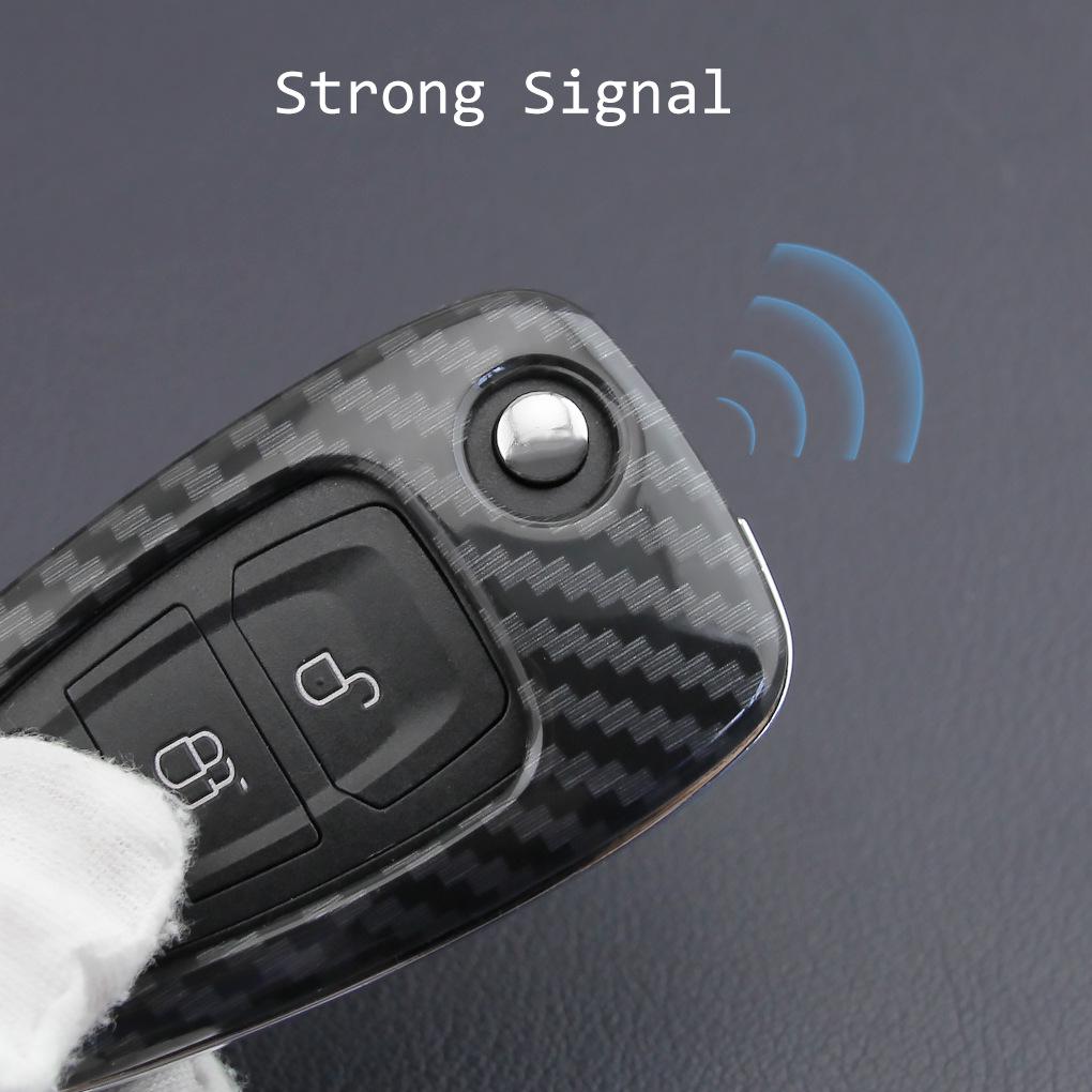 Ford Focus Carbon Fiber Key Shell Protective Cover 2013-2019
