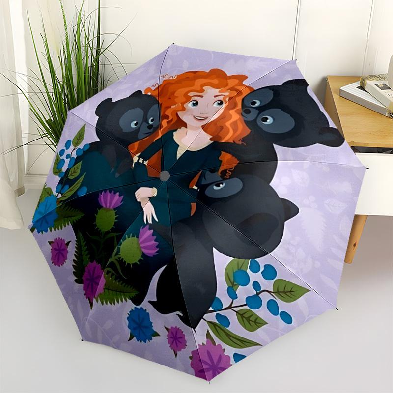 1pc Merida Automatic Umbrella 8-Bone Design Compact Gear for Outdoor Travel,Perfect Gift for Friends' Birthdays yy250815038