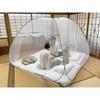 MTK Mosquito Net, 250cm Wide, King Size, 3-Person, Foldable, with Bottom, One-Touch Assembly, Storage Bag, 2 Doors, Tent Style, Japanese Instructions