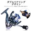 Happy Life Spinning Reel Reel High Stability Amazing Drag Force Prevents Line Drift Maximum Drag Force 25KG Left and Right Interchangeable Handle Gear