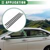 uxcell Уплотнитель для оконной отделки, совместим с Toy Ota, совместим с Prius, резиновый, черный, 1 комплект, 2004-2009, 75710-47010