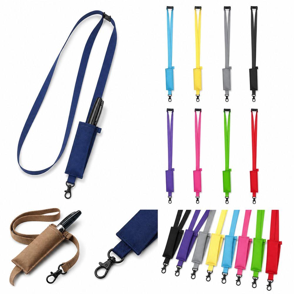 Pen Holder Design Pen Holder Lanyard Adjustable Strap Nylon Pen Lanyard For Teachers
