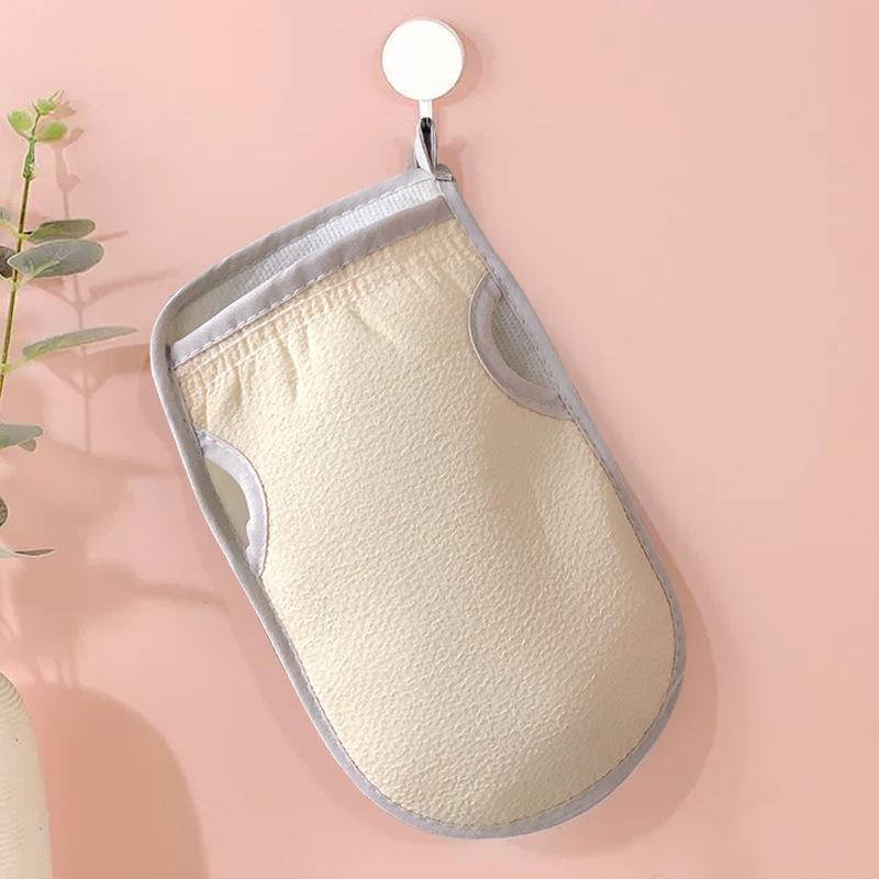 Shower gloves, shower exfoliating scrub sponge, body scrub exfoliating device, soft shower cleaning brush, back cleaning pad