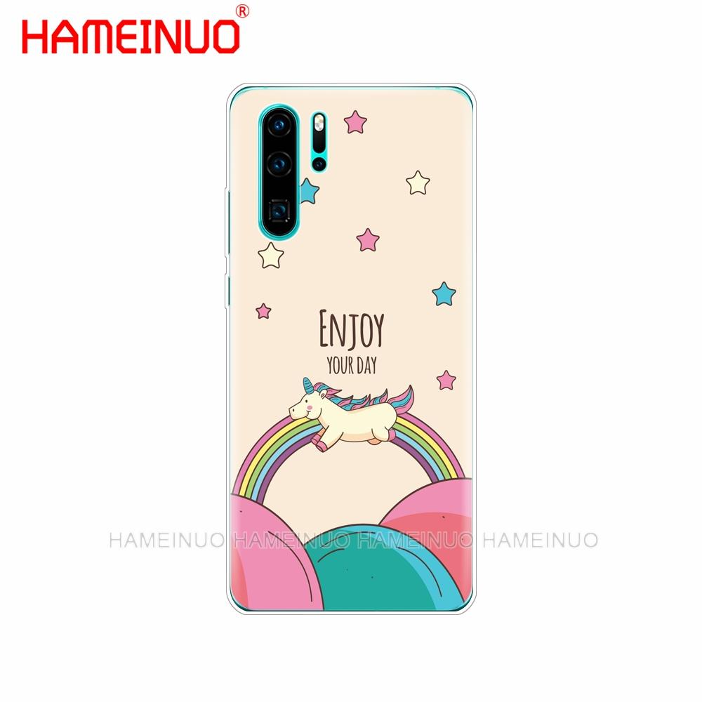 Силиконовый чехол для телефона huawei P30 PRO LITE P SMART 2019 plus p smart Z p20 lite 2019 Unicorn On Rainbow Jetpack