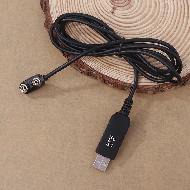 1 шт. 9 В выпрямители батареи Usb-кабель 9 В преобразователь регулятор мощности линия для мультиметра микрофон игрушка пульт дистанционного управления дропшиппинг