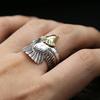 Ring Vintage Eagle Ring Shape Men