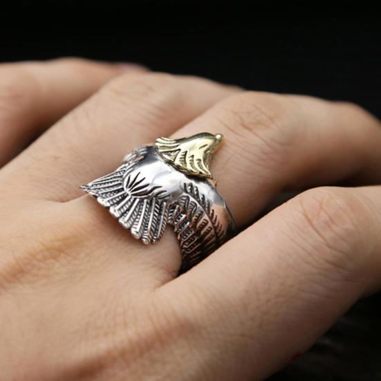 Ring Vintage Eagle Ring Shape Men