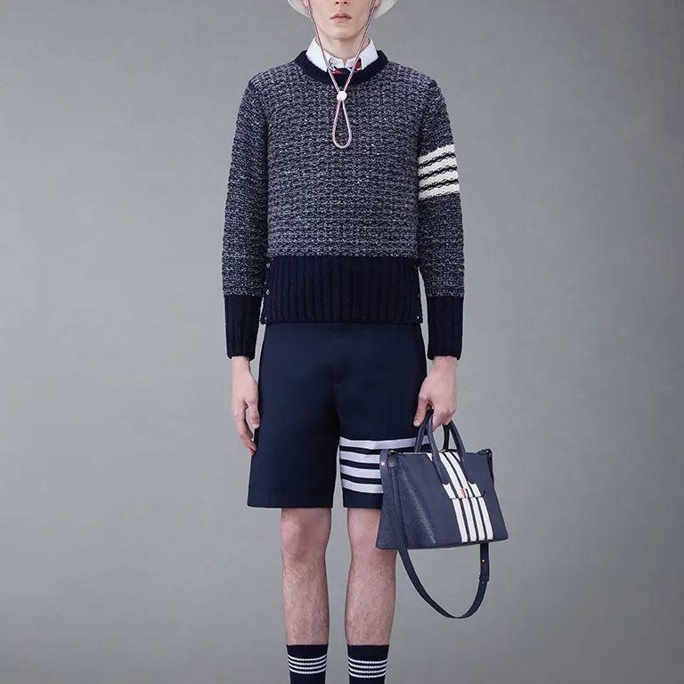 THOM BROWNE· SS24 Sweater Men's Marine Blue MKA489A-Y1506-415