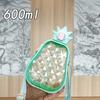 Creative Cute Pineapple Straw Plastic Water Bottle Portable Strap Children's Outdoor Sports Water Bottle