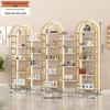 Multi-layer Display Rack for Cosmetics & Nail Salon Storage