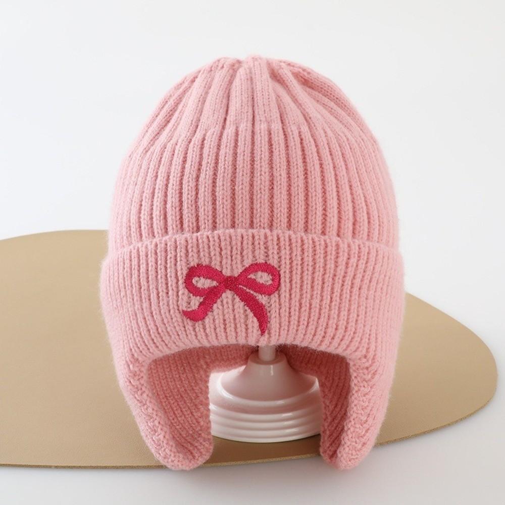 2pcs Warm Kids Earflap Hats Windproof Knited Hat Cozy Beanie Daily Wear