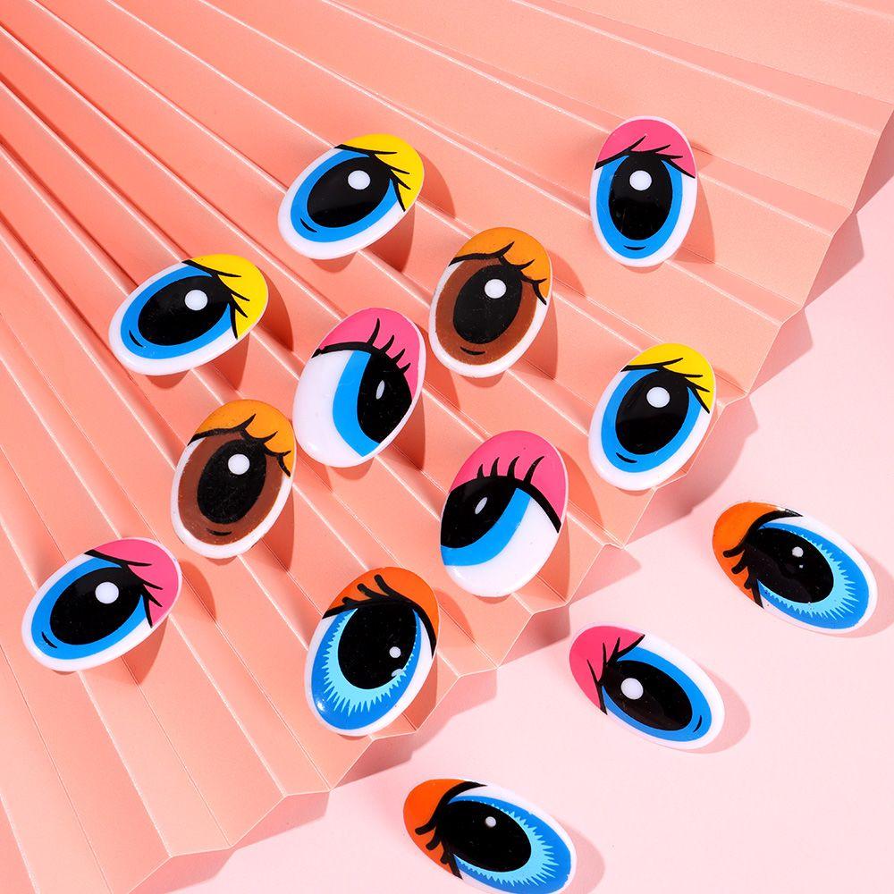 Plastic Kids Toys Cut Cartoon Eyes Plush Panda Eye DIY Dolls Materials 3D Dolls Accessories