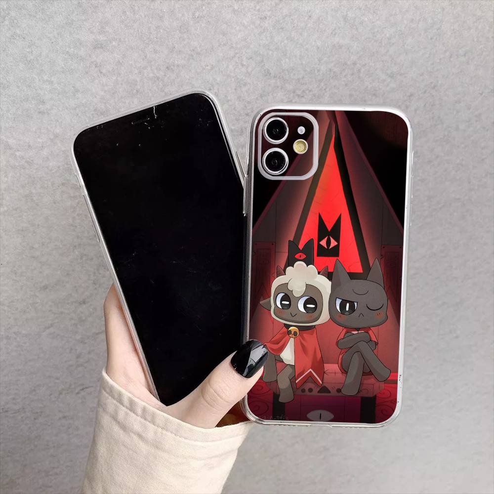 C-Cult Of The Lamb Game Phone Case For iPhone17,16,15,14,13,12,11 Plus,Pro Max Soft Transparent Cover