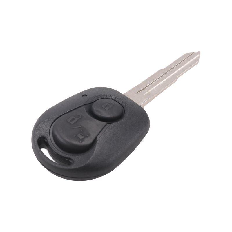 WO-2 Buttons Remote Key Shell For Ssangyong Actyon Kyron Rexton Uncut Blade Key Fob Cover Case Replacement