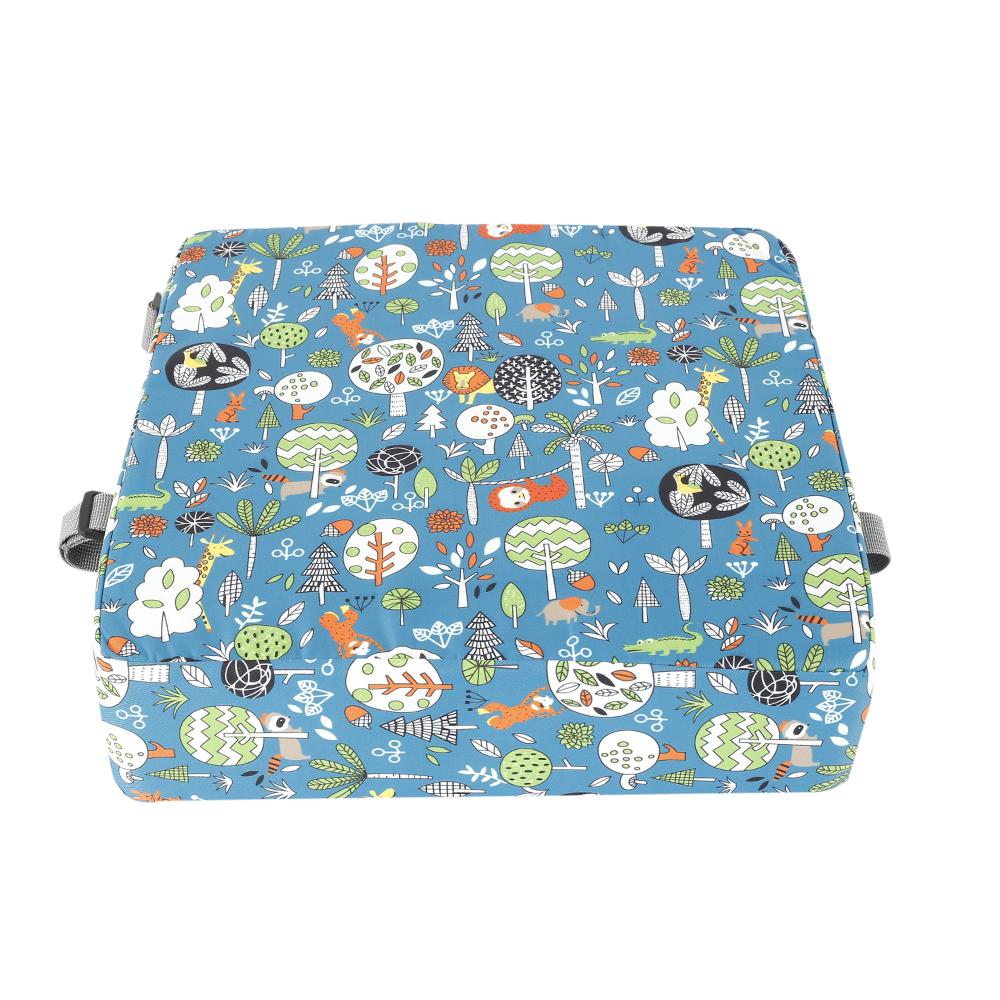 Детское сиденье-бустер, детский обеденный стол, нескользящая подушка, регулируемый ремень безопасности автомобиля и крепежный ремень, утолщенный, дышащий