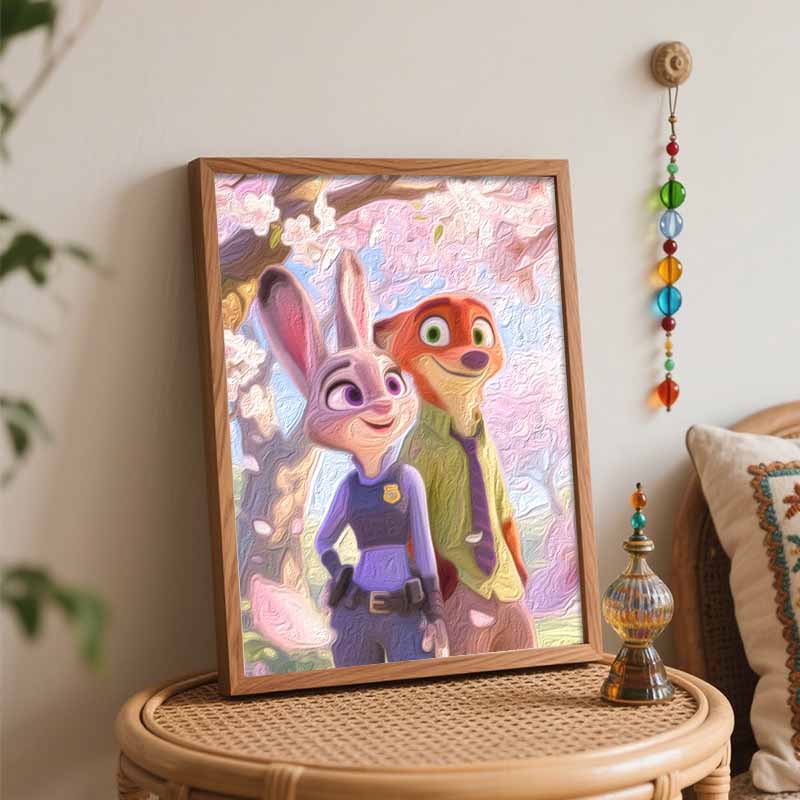 Disney Зверополис картина маслом ручная роспись набор для рисования раскраска живопись ручная работа DIY домашний декор подарок