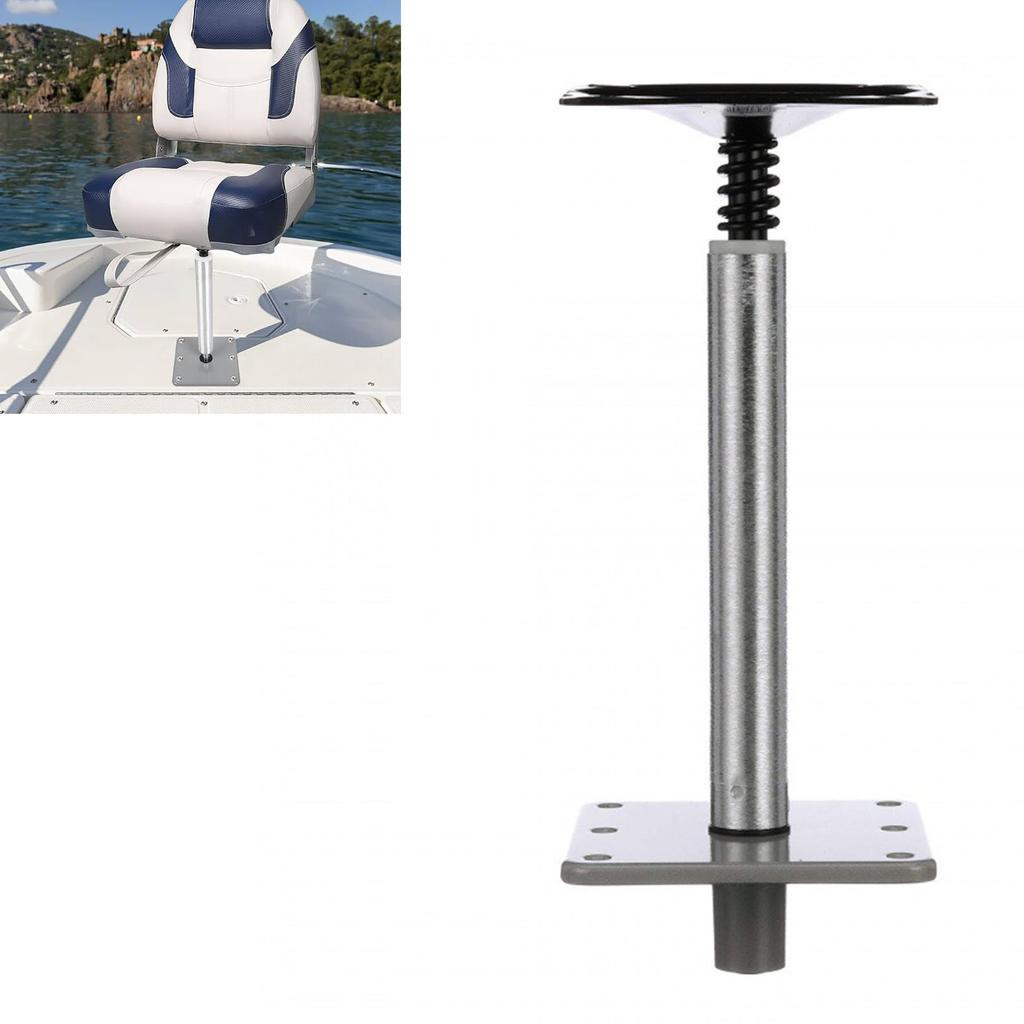 Boat Seat Mount Kit 3/4 Inch Lock In Pin Post Base Plate and Seat Mount with Spring for Most Boats