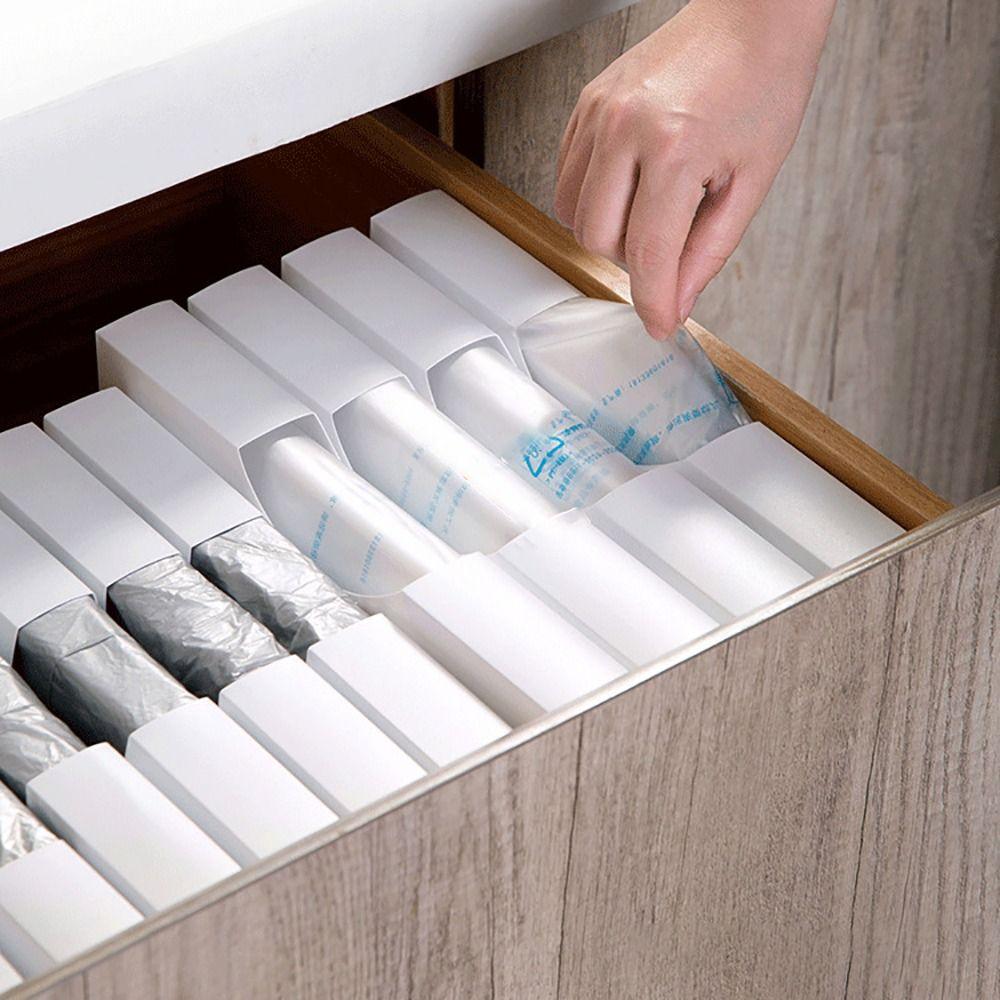 Wall Mounted Bag Dispenser 3-Sizes Bag Organizer High-quality Gloves Container Fresh-keeping Bag