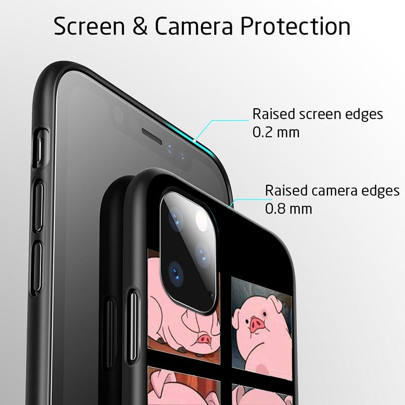 For Xiaomi Poco F3 M3 X3 GT Mi 11 11i 11T Ultra Redmi Note 10 10S The Pink Pig Cute For iPhone 13 Mini Pro Max Phone Case