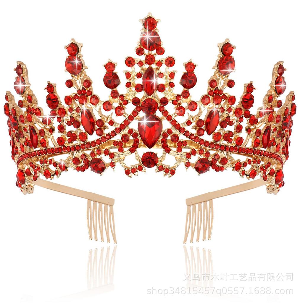 Luxury Bridal Headgear Crown Wedding Dress Birthday Party Headgear Wedding Dinner Crown Party Gifts