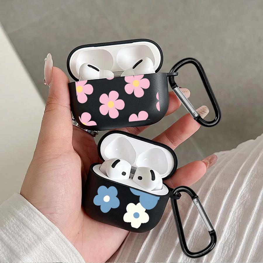 Синий Розовый Цветочный Чехол Для Airpods 3 Pro 1 Pro3 4 2 Pro2 Чехлы Для Наушников Обложка