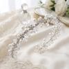 Bridal Hair Band With Rhinestone And Pearl For Wedding Headpiece