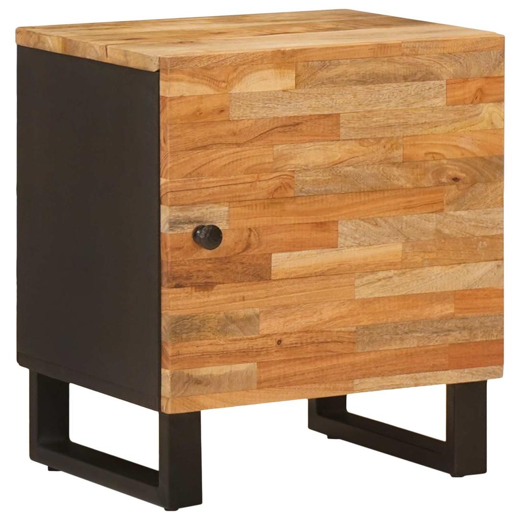Nightstand Brown 40 x 33 x 46 cm Solid Mango Wood
