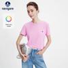 Navigare Women's Basic Short Sleeve Knit T-Shirt