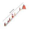 Christmas Advent Calendar 2025 Wooden Sign Santa Climbing Stairs Christmas Countdown Calendar 24 Days Xmas Countdown Calendar