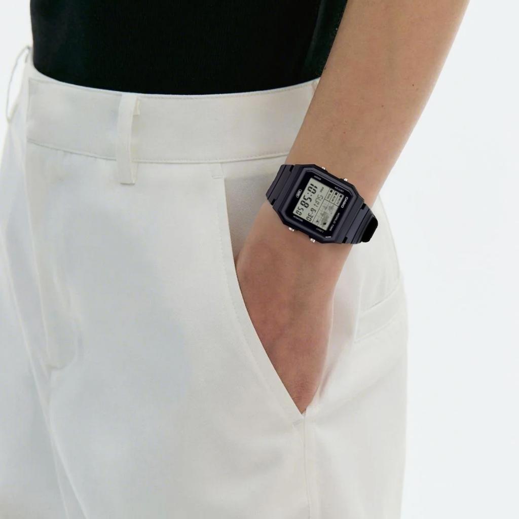 Casio Часы Classic Collection, электронный механизм, ремешок из смолы, унисекс, серый циферблат, LF-30W-1AJF