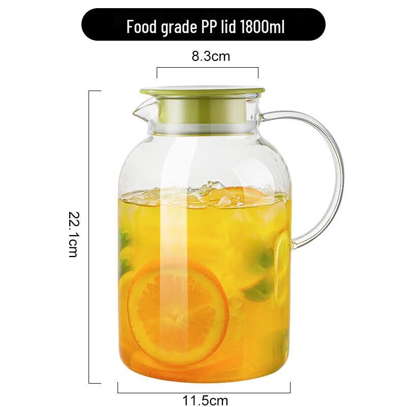 Набор кувшина и чайника из высокоборосиликатного стекла ручной работы