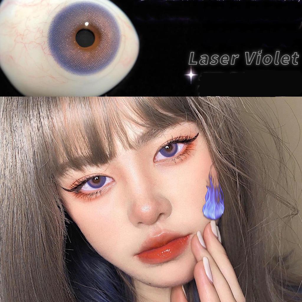 Easysmall вишнево-фиолетовые мягкие контактные линзы для глаз, высокое качество, натуральные цвета, маленькая красота, близорукость для зрачков, рецепт