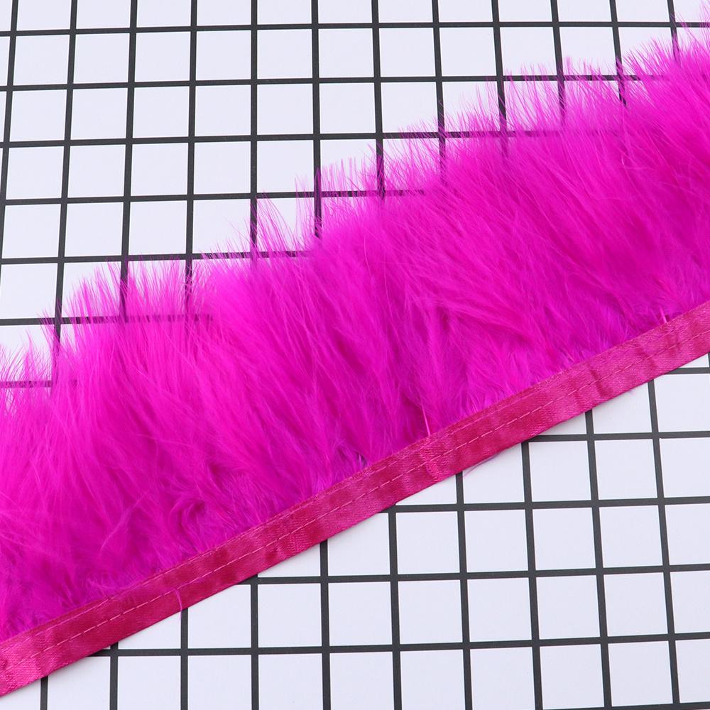 8-10Cm Marabou Turkey Feathers Trim Ribbon Diy Crafts Wedding Party Decor Sewing Clothing Accessories Handmade Home Plume Decor