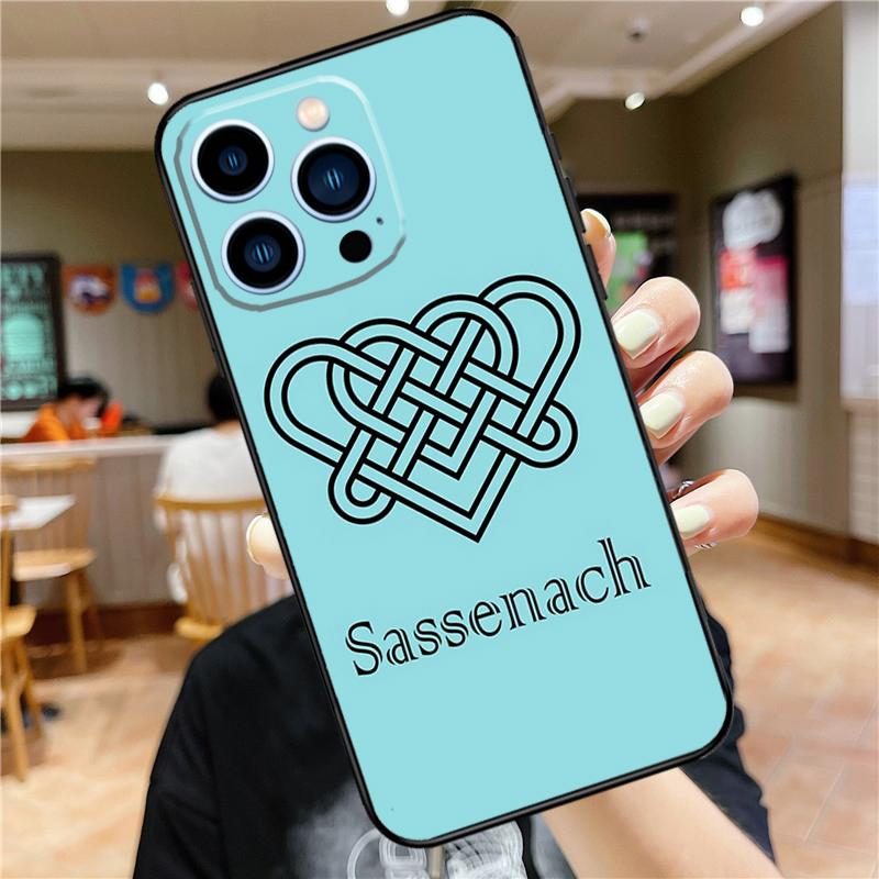 Outlander Sassenach Design Case For iPhone 17 16 15 13 12 11 14 Pro Max Mini Plus 16e 17 Air Bumper Cover Accessories