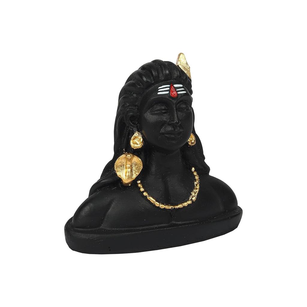 Статуэтка Адийоги Шивы | Мурти Махадева для приборной панели автомобиля, места для медитации, комнаты для пуджи, домашнего декора, храма, для подарка, для дома и офиса | Маленький размер