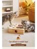 Interactive Solid Wood Cat Whack-a-Mole Toy for Pets and Children