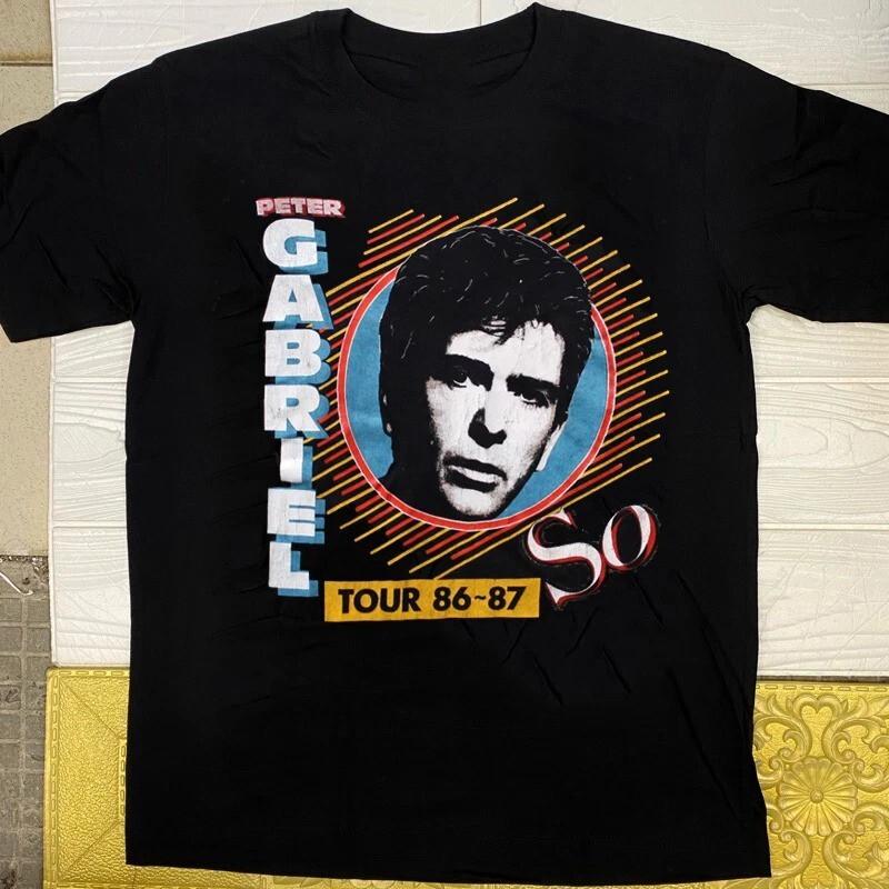 Rare! Peter Gabriel So Tour 86 87 Short Tee Shirt All Size S to 5XL Unisex T-Shirt
