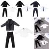 1 Set Man Male Doll Doll Pants Suit Clothes 1/6 Doll Clothes Casual Suit Daily Wear Male Doll Shirt