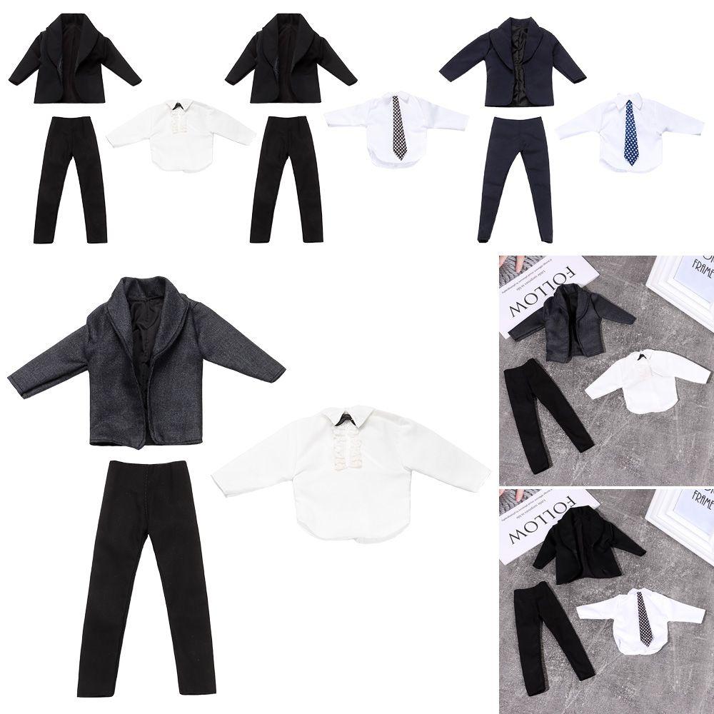Accessories Suit Clothes Wedding Party Suit 1/6 Doll Clothes Daily Wear Male Doll Shirt Casual Suit