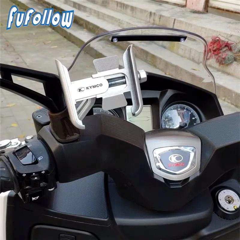 For Kymco K-XCT KXCT 125 300 400 Downtown 350i X-TOWN Motorcycle Accessories Handlebar Mobile Phone Holder GPS Stand